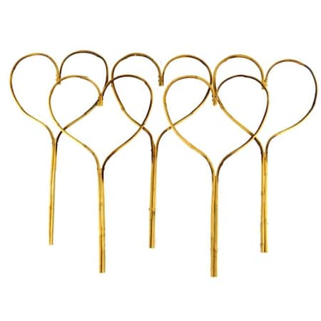Eastern Star Eastern Star BH117ES5 24 in. Bamboo Heart Stake - Pack of 5 BH117ES5